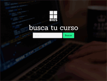 Tablet Screenshot of cursosbios.com